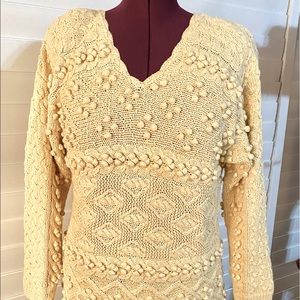 Handmade knit/crochet sweater from the 80’s